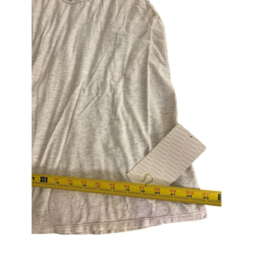 NEW Lululemon Size 12 Om Racer Back Top Tank Khaki Active Workout - Picture 5 of 7